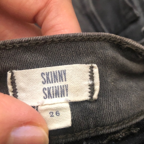 Madewell Skinny Skinny Zipper Black Jean Mid Rise - Picture 2 of 5